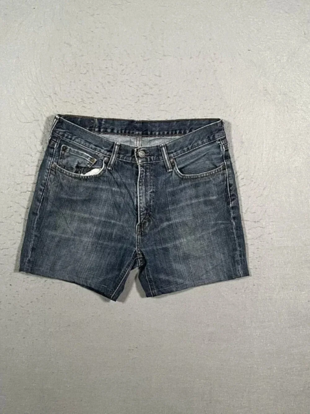 Levi’s Blue Denim Shorts Red Tab Vintage W34 I5